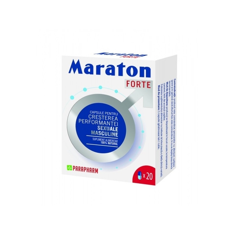 Maraton Forte, 20 capsule, Parapharm Maraton Forte, 20 capsule, Parapharm