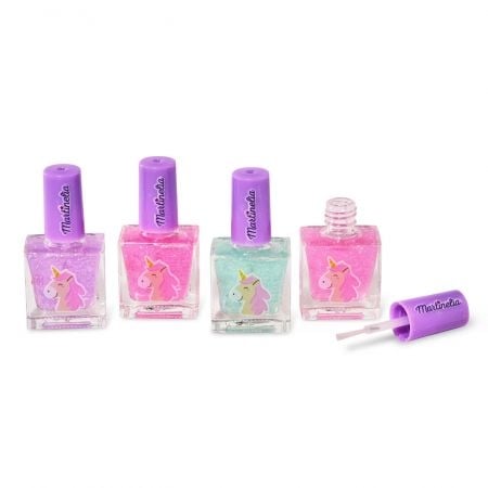 Set 4 lacuri de unghii Little Unicorn, Martinelia Set 4 lacuri de unghii Little Unicorn, Martinelia