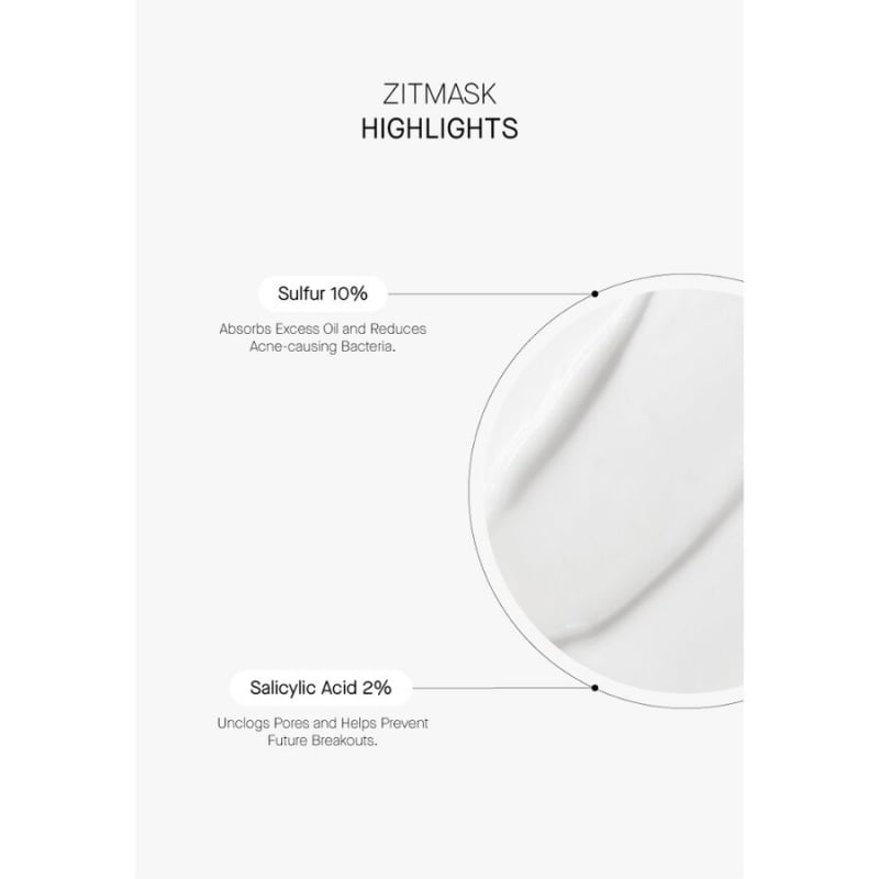 Zitmask Masca De Fata Pentru Semne Post-Acneice Cu Bha Si Sulf, 100 ml, Acnemy Zitmask Masca De Fata Pentru Semne Post-Acneice Cu Bha Si Sulf, 100 ml, Acnemy