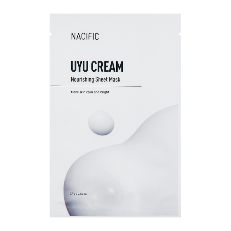 Masca Faciala Hidratanta Uyu Cream Nourishing Sheet Mask, 27 g, Nacific Masca Faciala Hidratanta Uyu Cream Nourishing Sheet Mask, 27 g, Nacific