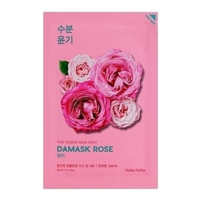 Masca Faciala Pure Essence Cu Trandafir De Damasc, 23 ml, Holika Masca Faciala Pure Essence Cu Trandafir De Damasc, 23 ml, Holika