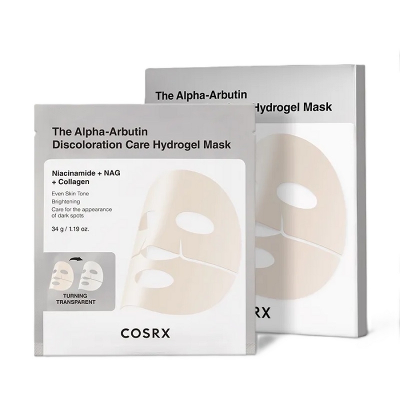 Masca Hidrogel Cu Efect De Uniformizare Alfa Arbutin Niacinamide Si Nag, 34 g, Cosrx