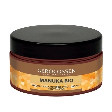 Masca tratament restructurant pentru par cu miere Manuka Bio, 300 ml, Gerocossen Masca tratament restructurant pentru par cu miere Manuka Bio, 300 ml, Gerocossen