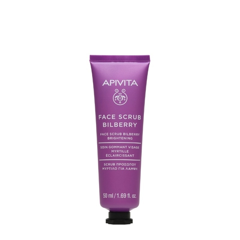 Masca exfolianta cu afine, 50ml, Apivita Masca exfolianta cu afine, 50ml, Apivita