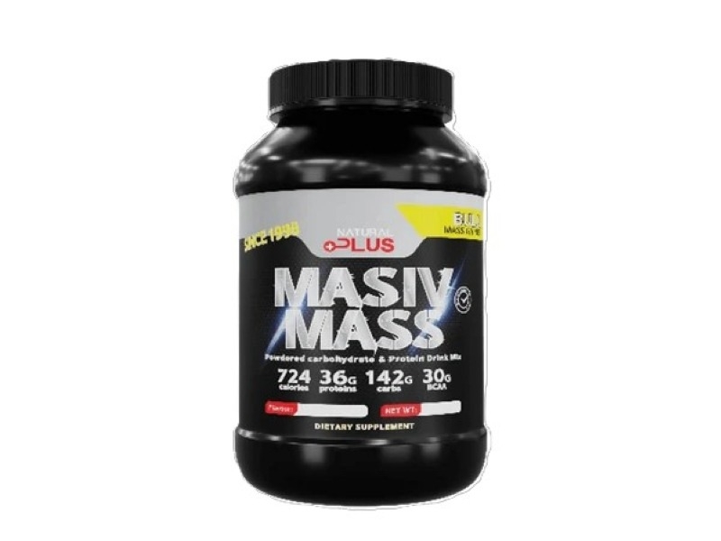Masiv Mass pudra instant cu aroma de ciocolata, 1000 g, Natural Plus Masiv Mass pudra instant cu aroma de ciocolata, 1000 g, Natural Plus