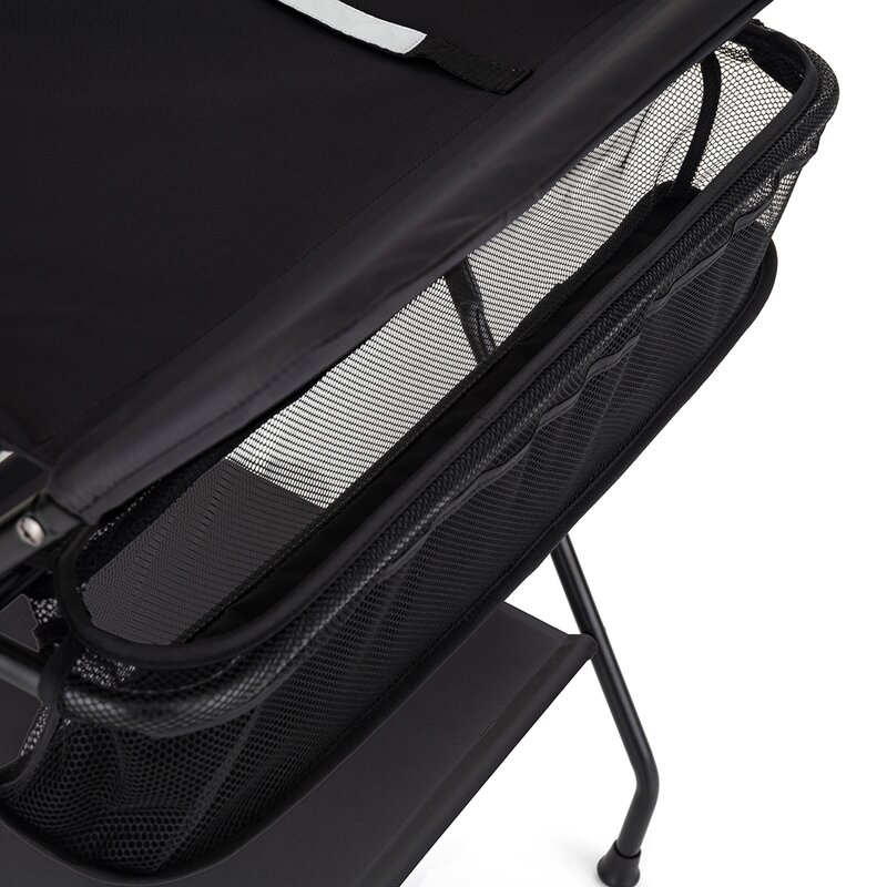 Masuta pentru infasat si schimbat scutece, Feedo, Multifunctionala, Pliabila, Cu raft pentru depozitare si compartiment lateral, Realizata din fier, panza si in, 80.5 x 67 x 102.5 cm, Negru Masuta pentru infasat si schimbat scutece, Feedo, Multifunctionala, Pliabila, Cu raft pentru depozitare si compartiment lateral, Realizata din fier, panza si in, 80.5 x 67 x 102.5 cm, Negru