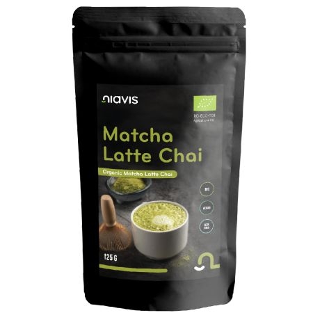 Matcha Latte Chai pulbere ecologica, 125 g, Niavis Matcha Latte Chai pulbere ecologica, 125 g, Niavis