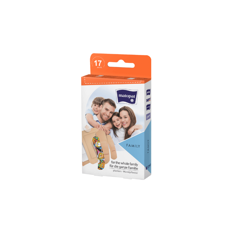 Plasturi Family, 17 bucati, Matopat Plasturi Family, 17 bucati, Matopat