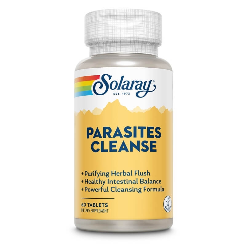 Parasites Cleanse Solaray, 60 tablete, Secom Parasites Cleanse Solaray, 60 tablete, Secom