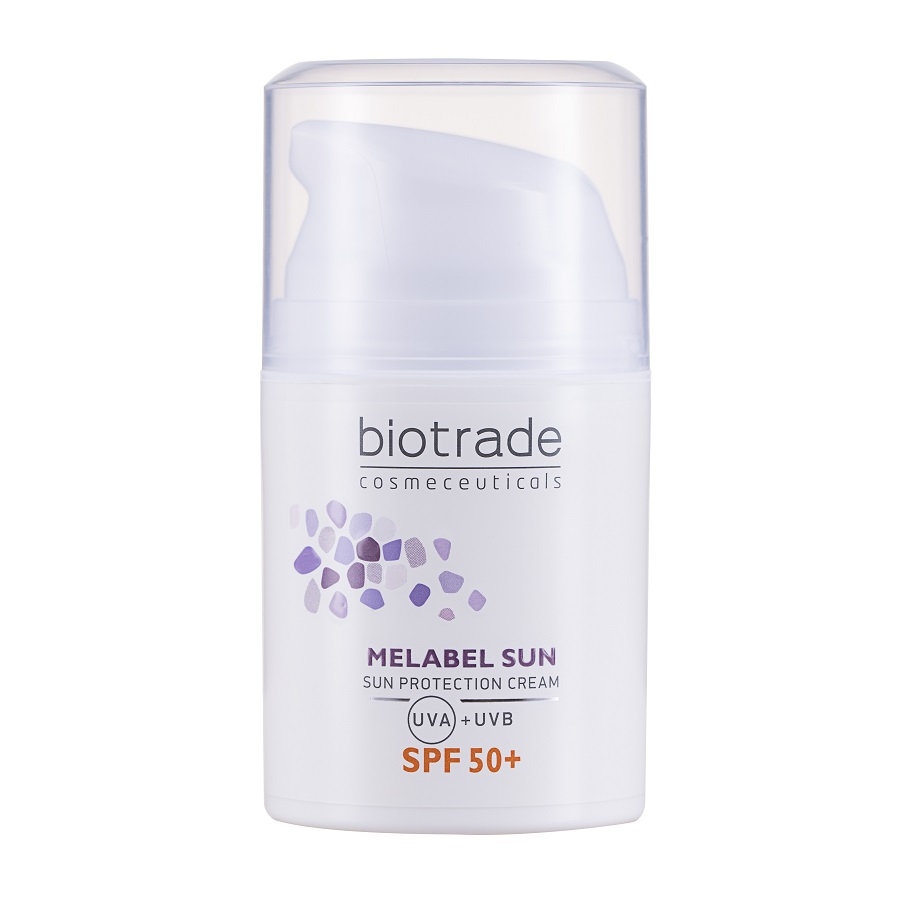 Crema protectoare cu SPF 50+ Melabel Sun, 50 ml, Biotrade Crema protectoare cu SPF 50+ Melabel Sun, 50 ml, Biotrade