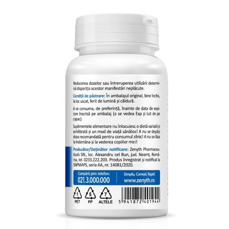 Melatonin Forte 10 mg, 30 capsule vegetale, Zenyth Melatonin Forte 10 mg, 30 capsule vegetale, Zenyth
