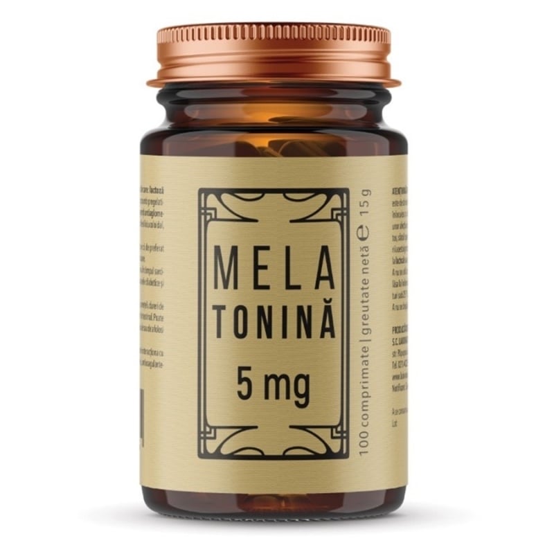 Melatonina 5 mg, 100 comprimate, Remedia Melatonina 5 mg, 100 comprimate, Remedia