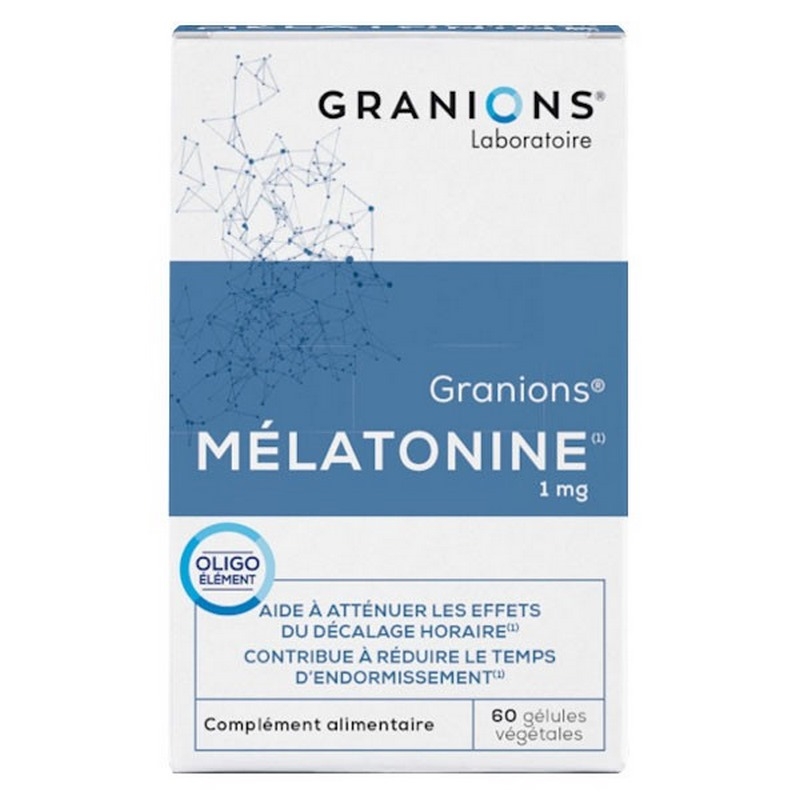 Melatonine 1 mg, 60 capsule vegetale, Granions Melatonine 1 mg, 60 capsule vegetale, Granions