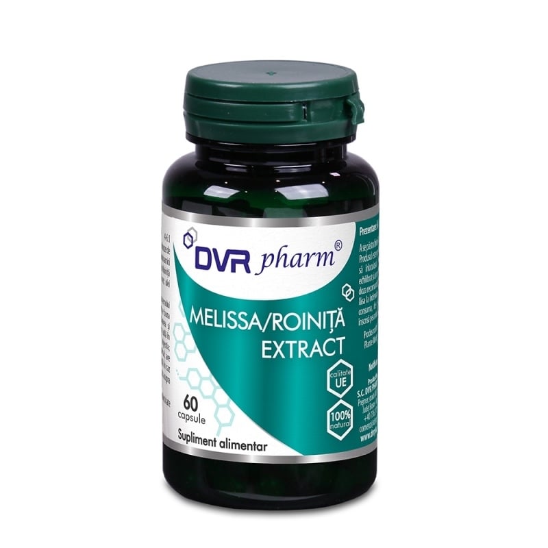 Melissa/Roinita extract, 60 capsule, DVR Pharm Melissa/Roinita extract, 60 capsule, DVR Pharm