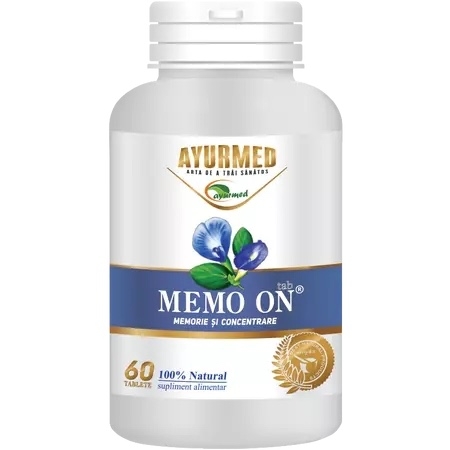 Memo On, 60 tablete, Ayurmed Memo On, 60 tablete, Ayurmed