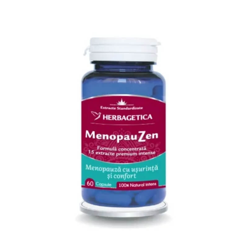 Menopauzen, 60 capsule, Herbagetica Menopauzen, 60 capsule, Herbagetica