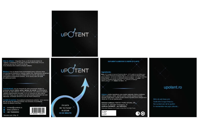 Miere pentru potenta, 230 g, uPotent Miere pentru potenta, 230 g, uPotent