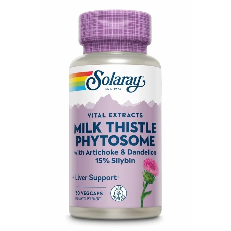 Milk Thistle Phytosome Solaray, 30 capsule vegetale, Secom Milk Thistle Phytosome Solaray, 30 capsule vegetale, Secom