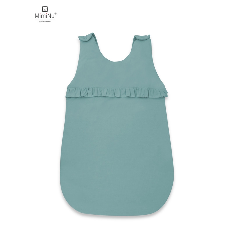 Sac de dormit pentru bebelusi, De iarna, Cu volanase, Din bumbac, Cu fermoar lateral, Cu capse pe umar, 70 cm, 0 - 6 luni, 2.5 Tog, Colectia Royal, Nepal Green, MimiNu Sac de dormit pentru bebelusi, De iarna, Cu volanase, Din bumbac, Cu fermoar lateral, Cu capse pe umar, 70 cm, 0 - 6 luni, 2.5 Tog, Colectia Royal, Nepal Green, MimiNu