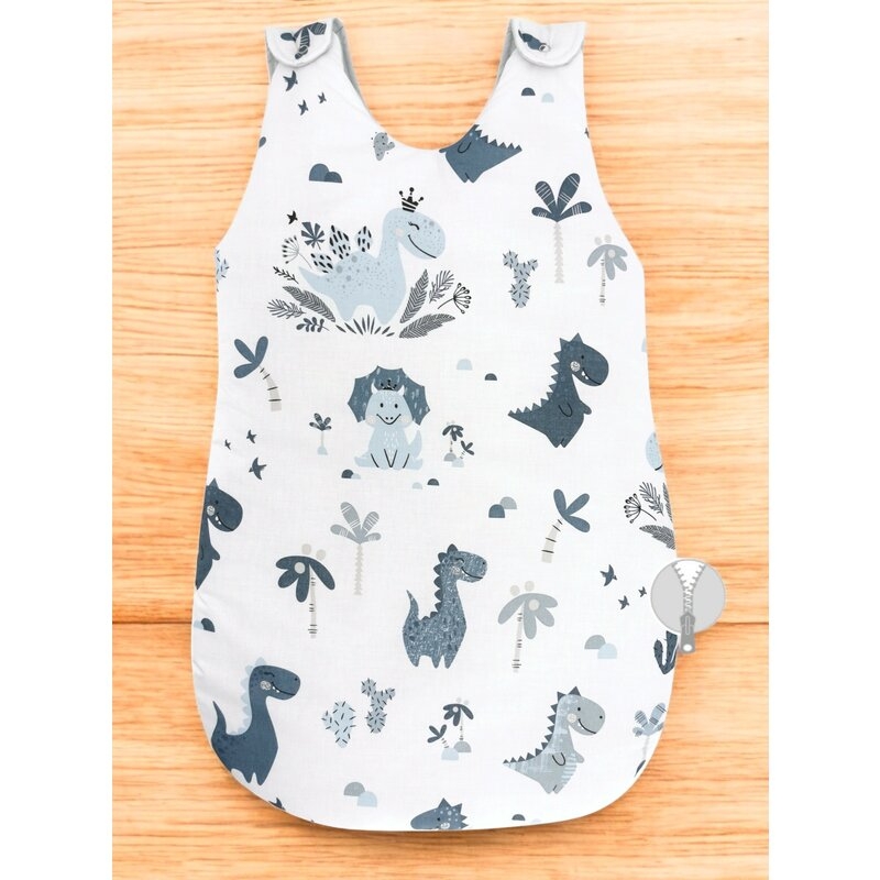 Sac de dormit, MimiNu, Pentru bebelusi, De iarna, Din bumbac certificat Oeko Tex Standard 100, Cu fermoar lateral, Cu capse pe umar, 70 cm, 0 - 6 luni, 2.5 Tog, Dino Granat Sac de dormit, MimiNu, Pentru bebelusi, De iarna, Din bumbac certificat Oeko Tex Standard 100, Cu fermoar lateral, Cu capse pe umar, 70 cm, 0 - 6 luni, 2.5 Tog, Dino Granat