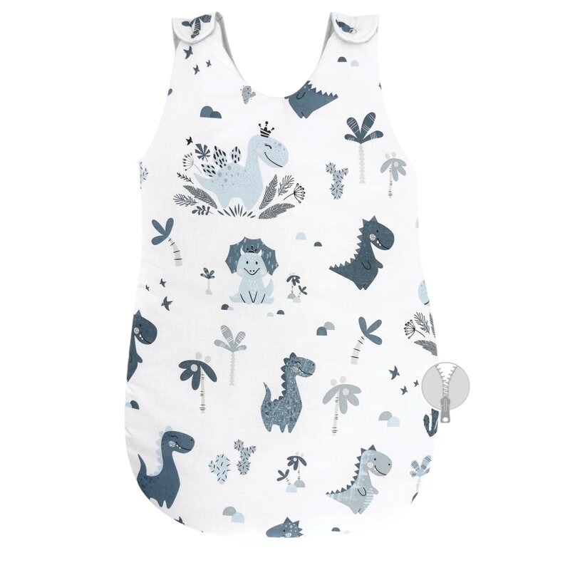 Sac de dormit, MimiNu, Pentru bebelusi, De iarna, Din bumbac certificat Oeko Tex Standard 100, Cu fermoar lateral, Cu capse pe umar, 70 cm, 0 - 6 luni, 2.5 Tog, Dino Granat Sac de dormit, MimiNu, Pentru bebelusi, De iarna, Din bumbac certificat Oeko Tex Standard 100, Cu fermoar lateral, Cu capse pe umar, 70 cm, 0 - 6 luni, 2.5 Tog, Dino Granat
