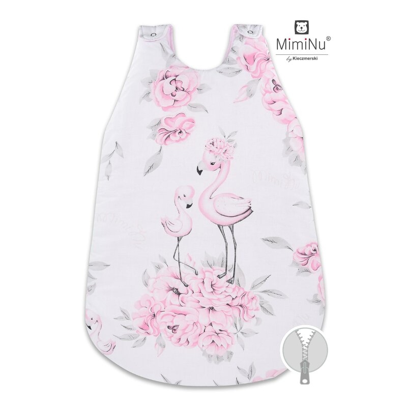 Sac de dormit pentru bebelusi, De iarna, Din bumbac, Cu fermoar lateral, Cu capse pe umar, 70 cm, 0 – 6 luni, 2.5 Tog, Peonie Pink, MimiNu Sac de dormit pentru bebelusi, De iarna, Din bumbac, Cu fermoar lateral, Cu capse pe umar, 70 cm, 0 – 6 luni, 2.5 Tog, Peonie Pink, MimiNu