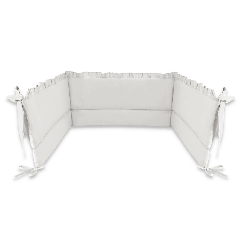MimiNu - Set lenjerie patut 5 piese, Cu volanase, Cu pilota si perna, Din bumbac certificat Oeko Tex Standard 100, Pentru patut 120x60 cm, Colectia Royal, Grey MimiNu - Set lenjerie patut 5 piese, Cu volanase, Cu pilota si perna, Din bumbac certificat Oeko Tex Standard 100, Pentru patut 120x60 cm, Colectia Royal, Grey