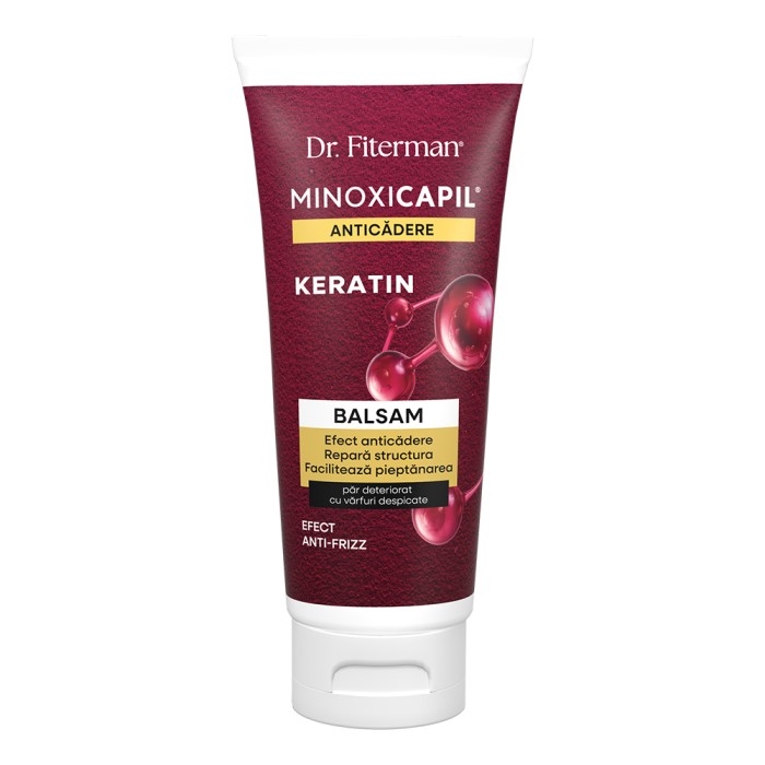 Balsam anticadere pentru par Minoxicapil Keratin, 200 ml, Doctor Fiterman Balsam anticadere pentru par Minoxicapil Keratin, 200 ml, Doctor Fiterman