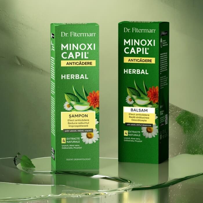 Balsam anticadere pentru par Minoxicapil Herbal, 200 ml, Doctor Fiterman Balsam anticadere pentru par Minoxicapil Herbal, 200 ml, Doctor Fiterman