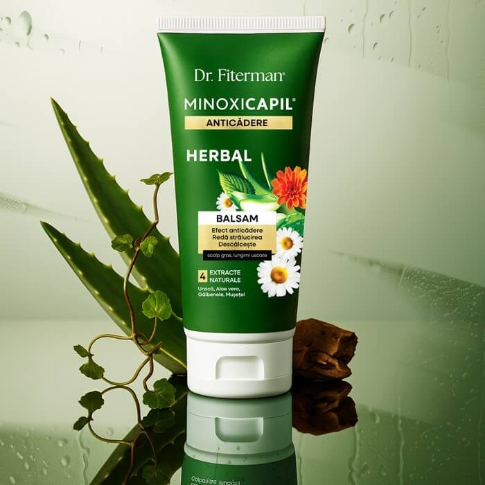 Balsam anticadere pentru par Minoxicapil Herbal, 200 ml, Doctor Fiterman Balsam anticadere pentru par Minoxicapil Herbal, 200 ml, Doctor Fiterman