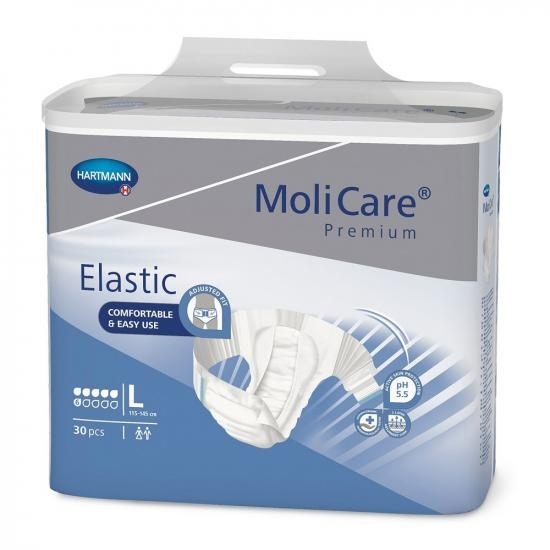 Molicare - Premium Elastic scutece 6 picaturi L 30buc Molicare - Premium Elastic scutece 6 picaturi L 30buc