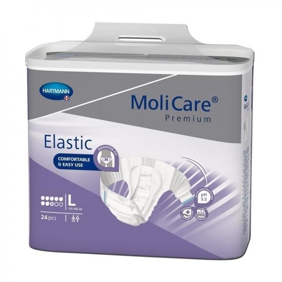 Molicare - Premium Elastic scutece 8 picaturi L 24buc Molicare - Premium Elastic scutece 8 picaturi L 24buc