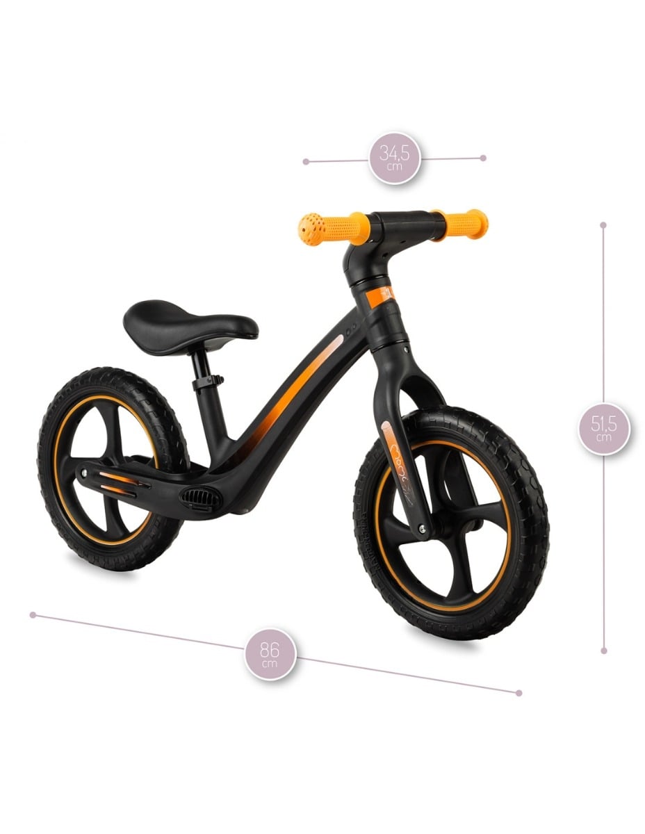 Bicicleta fara pedale, Momi Mizo - Black Bicicleta fara pedale, Momi Mizo - Black