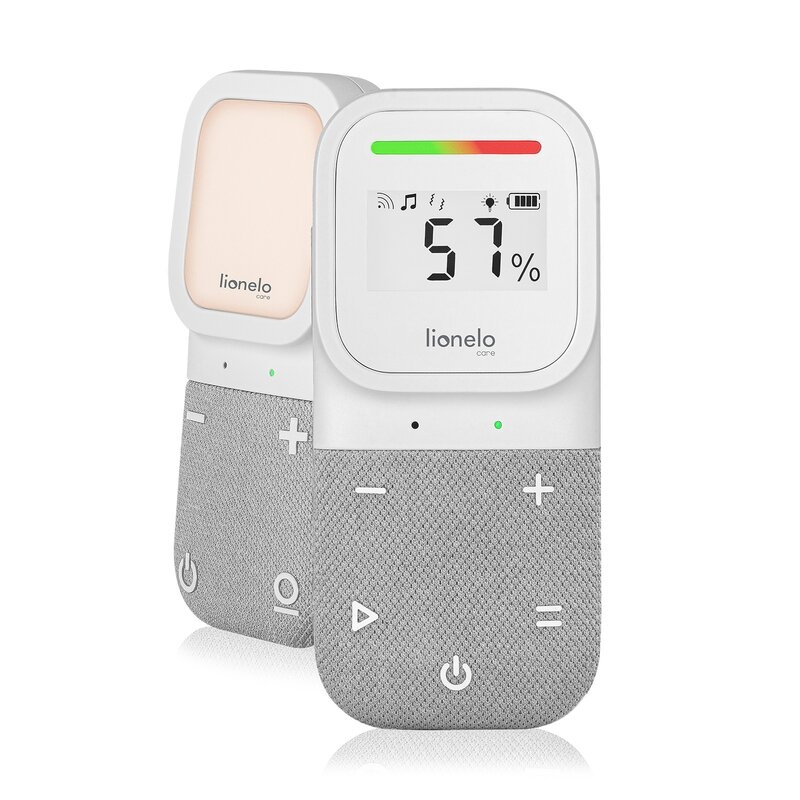 Monitor, Lionelo, Babyline 2.3, Comunicare bidirectionala, Cantece de leagan, sunete ambientale si zgomote din natura, Cu Vibratii si LED-uri, Cu senzor temperatura, Cu raza de actiune 70/400m, Portabil, Alb Monitor, Lionelo, Babyline 2.3, Comunicare bidirectionala, Cantece de leagan, sunete ambientale si zgomote din natura, Cu Vibratii si LED-uri, Cu senzor temperatura, Cu raza de actiune 70/400m, Portabil, Alb