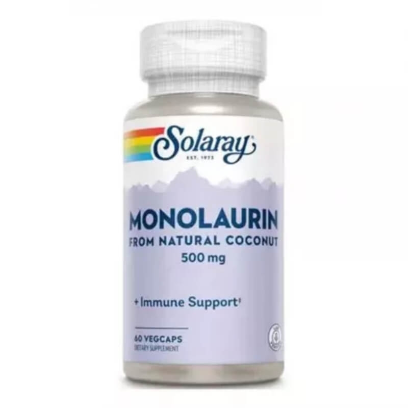Monolaurin Solaray, 500 mg, 60 capsule, Secom Monolaurin Solaray, 500 mg, 60 capsule, Secom
