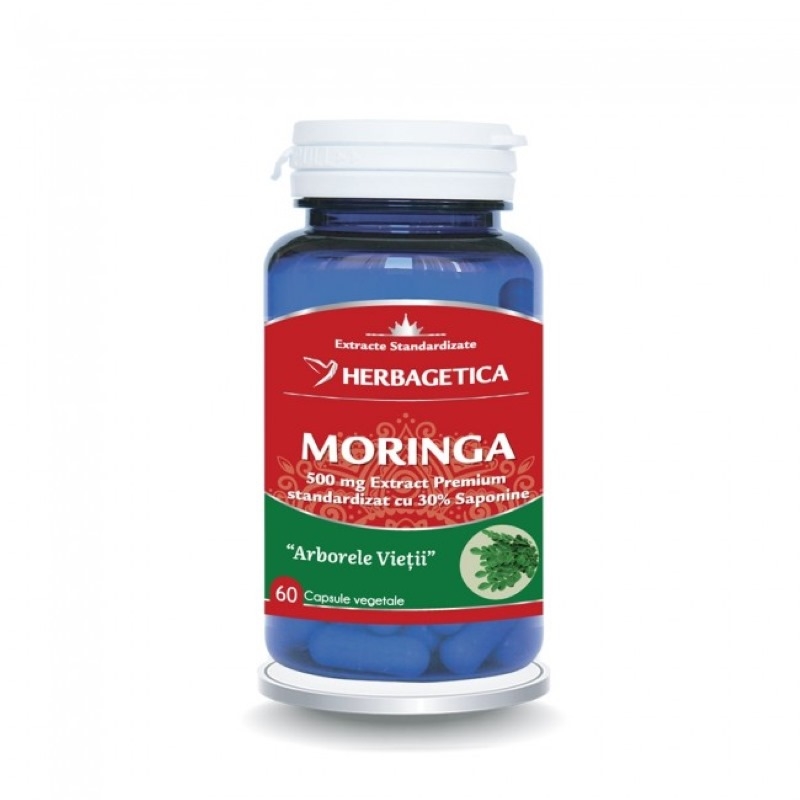 Moringa, 60 capsule, Herbagetica Moringa, 60 capsule, Herbagetica