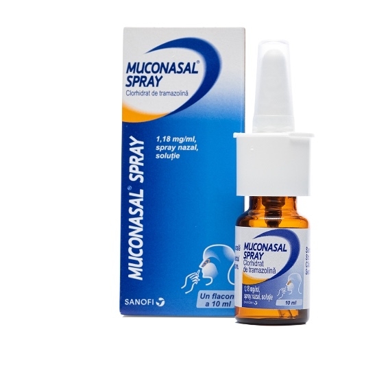 Muconasal spray nazal, 1,18 mg/ml, 10 ml, Sanofi Muconasal spray nazal, 1,18 mg/ml, 10 ml, Sanofi