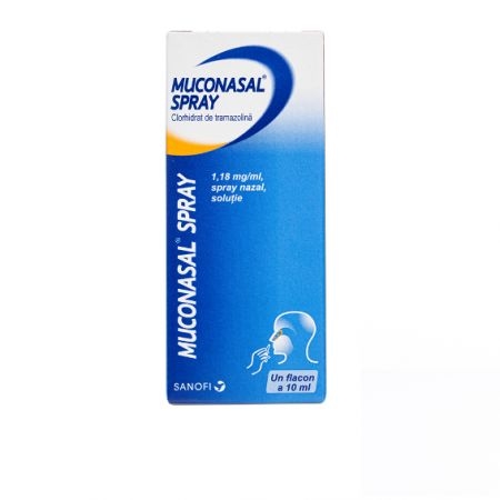 Muconasal spray nazal, 1,18 mg/ml, 10 ml, Sanofi Muconasal spray nazal, 1,18 mg/ml, 10 ml, Sanofi