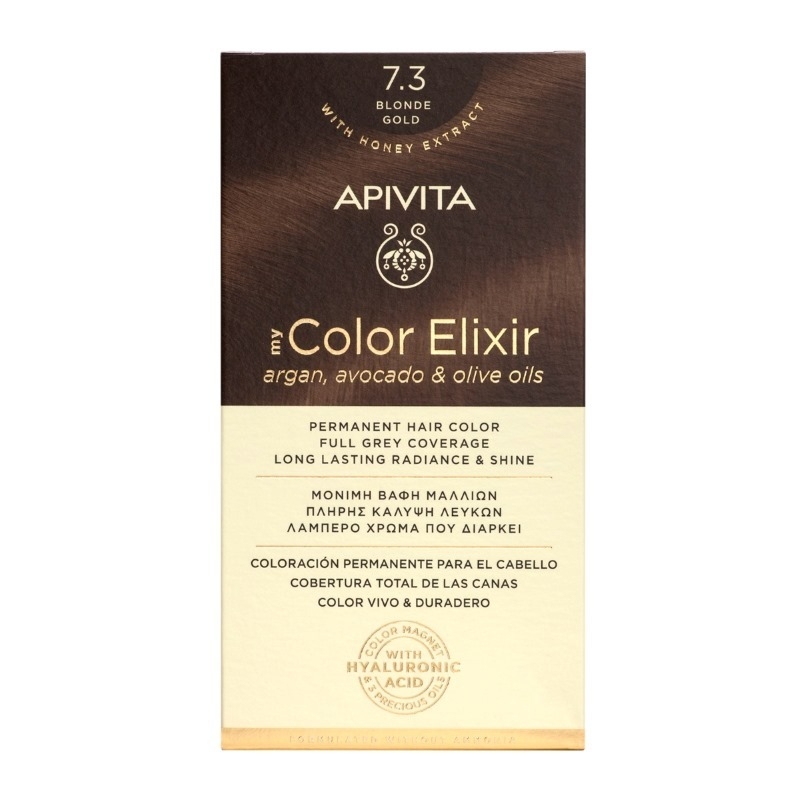 My Color Elixir vopsea par N7.3, 155ml, Apivita My Color Elixir vopsea par N7.3, 155ml, Apivita