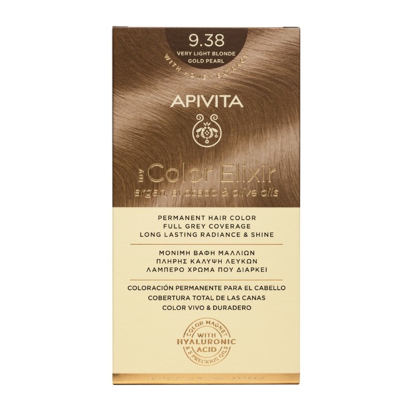 My Color Elixir vopsea par N9.38, 155ml, Apivita My Color Elixir vopsea par N9.38, 155ml, Apivita