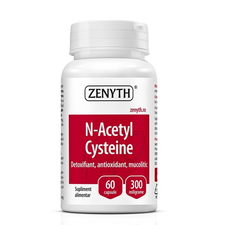 N-Acetyl L-Cysteine 300 mg, 60 capsule, Zenyth N-Acetyl L-Cysteine 300 mg, 60 capsule, Zenyth