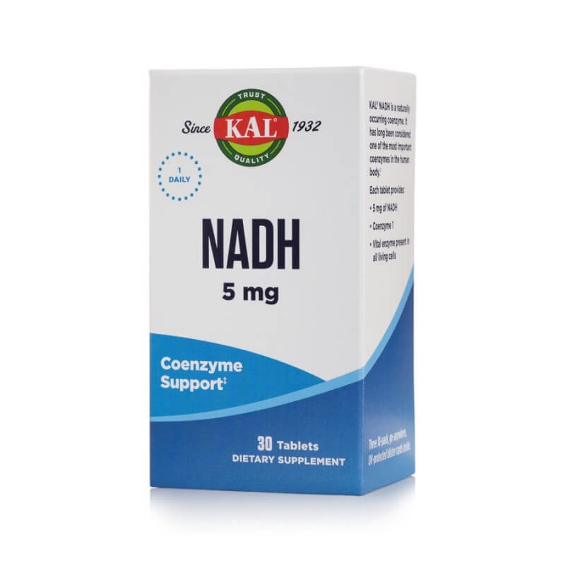 NADH 5 mg Kal, 30 tablete, Secom NADH 5 mg Kal, 30 tablete, Secom