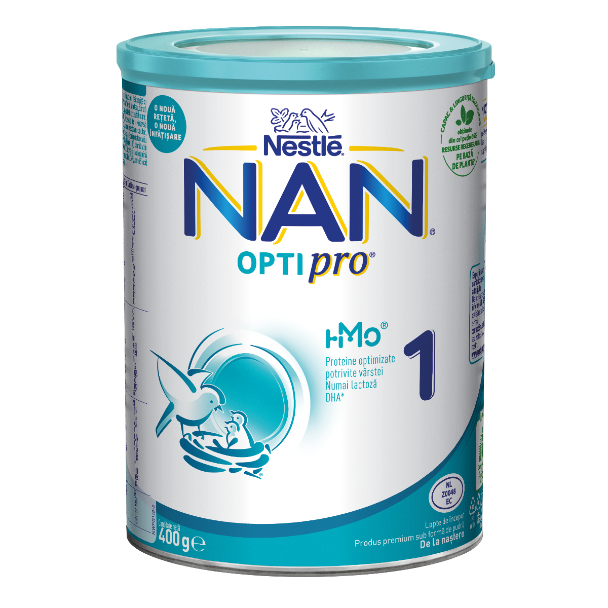 Nestle - Nan 1 Optipro HMO lapte praf pentru copii de la nastere 400g Nestle - Nan 1 Optipro HMO lapte praf pentru copii de la nastere 400g