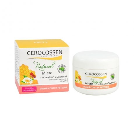 Crema contra petelor Natural, 100 ml, Gerocossen Crema contra petelor Natural, 100 ml, Gerocossen