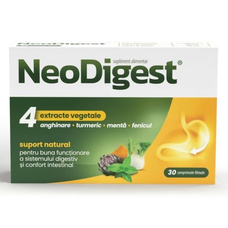 NeoDigest, 30 comprimate filmate, Aflofarm NeoDigest, 30 comprimate filmate, Aflofarm