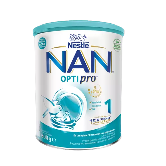 Nestle - Nan 1 Optipro HMO lapte praf pentru copii de la nastere 800g Nestle - Nan 1 Optipro HMO lapte praf pentru copii de la nastere 800g