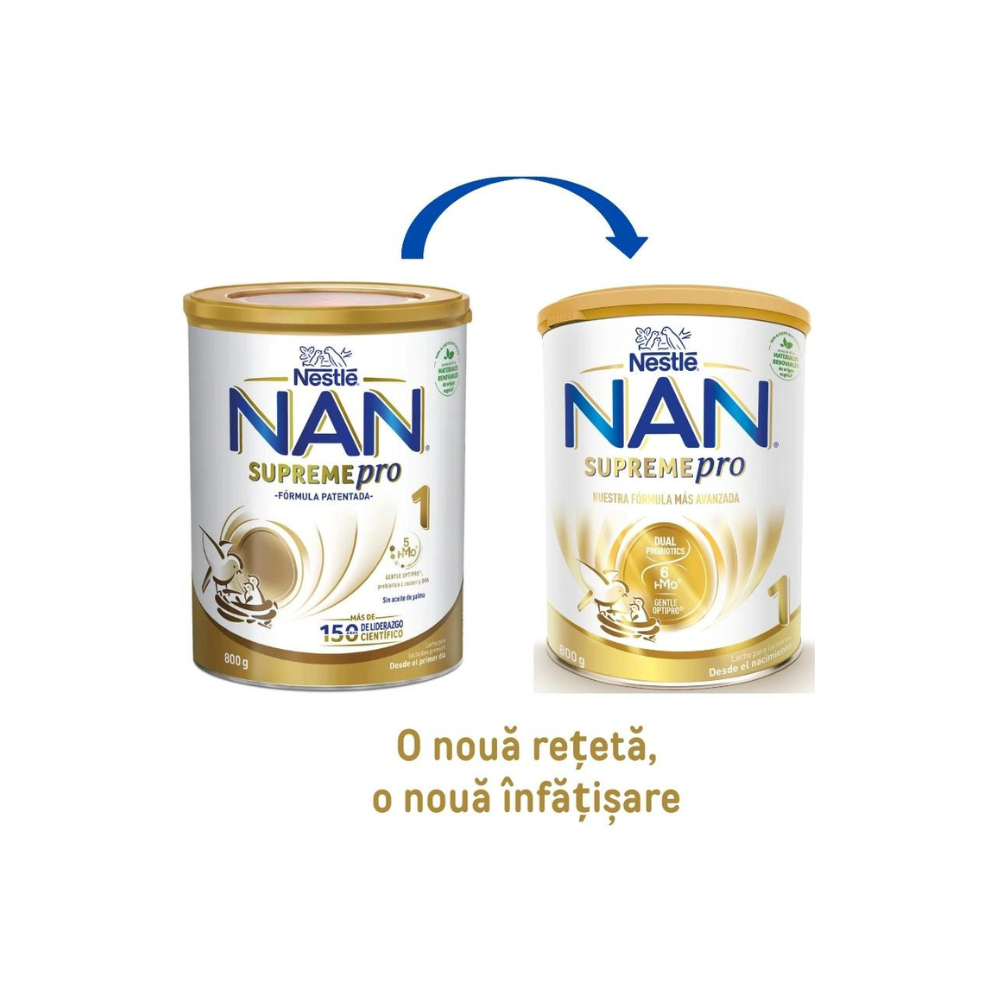 Nestle - Nan Supreme Pro 1 lapte praf 800g Nestle - Nan Supreme Pro 1 lapte praf 800g