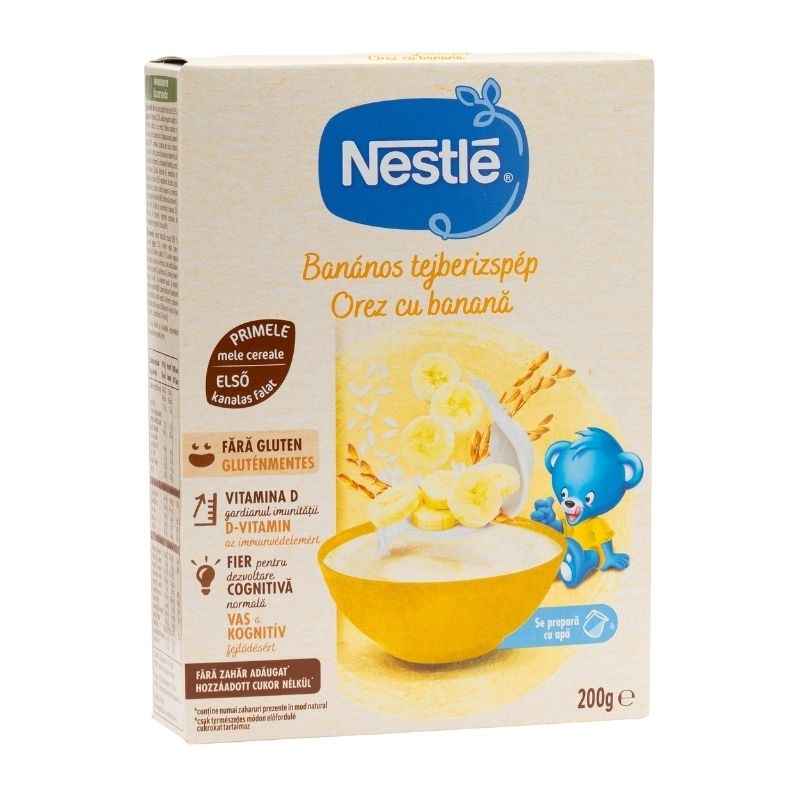 NESTLE OREZ CU BANANE 200G NESTLE OREZ CU BANANE 200G