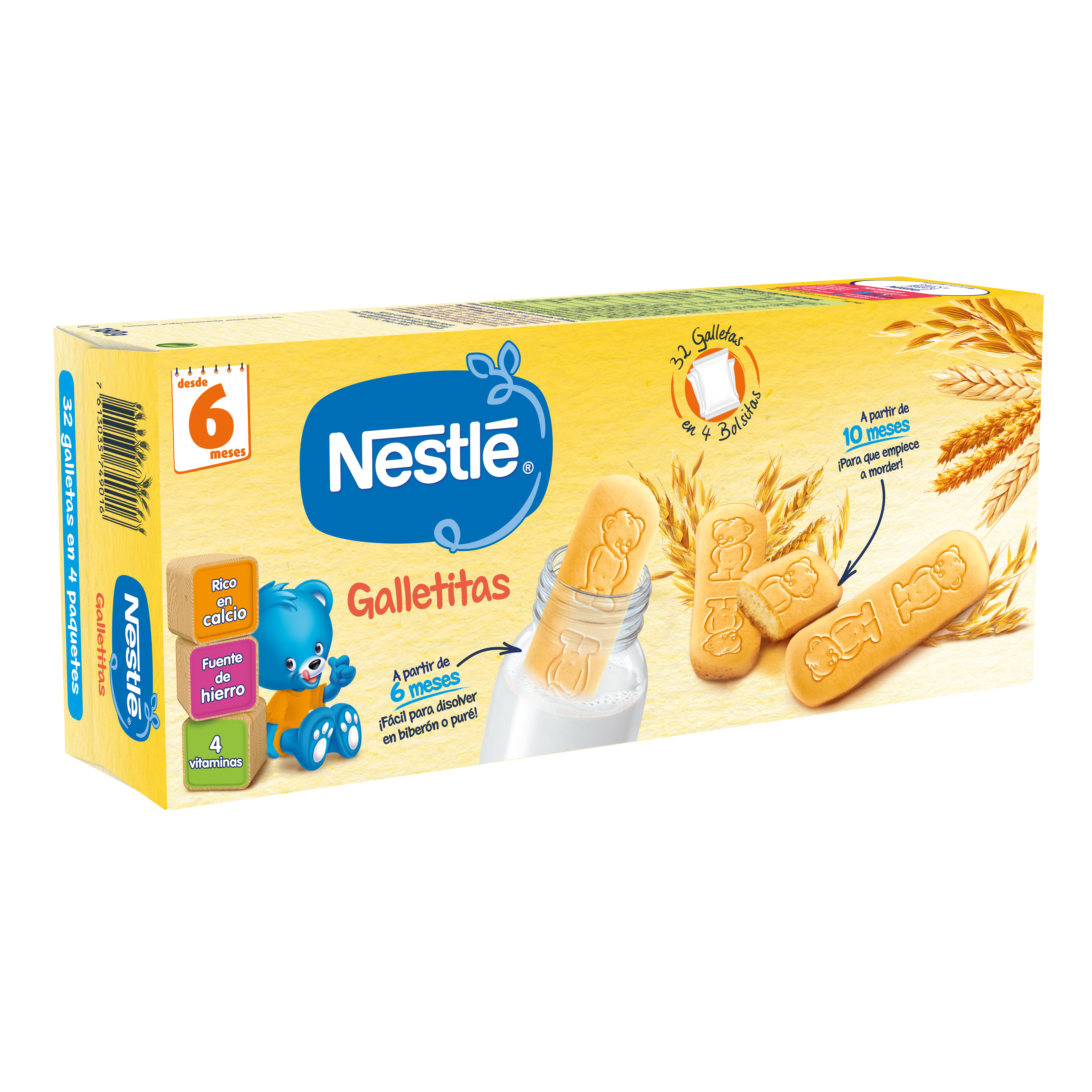 Nestle - Primul biscuit al sugarului 180g Nestle - Primul biscuit al sugarului 180g
