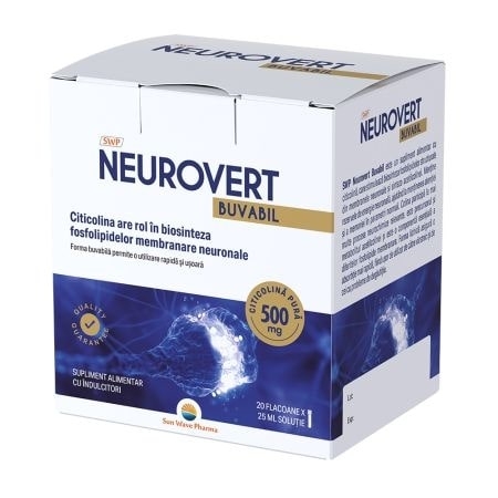 Neurovert buvabil, 20 flacoane, Sun Wave Pharma Neurovert buvabil, 20 flacoane, Sun Wave Pharma